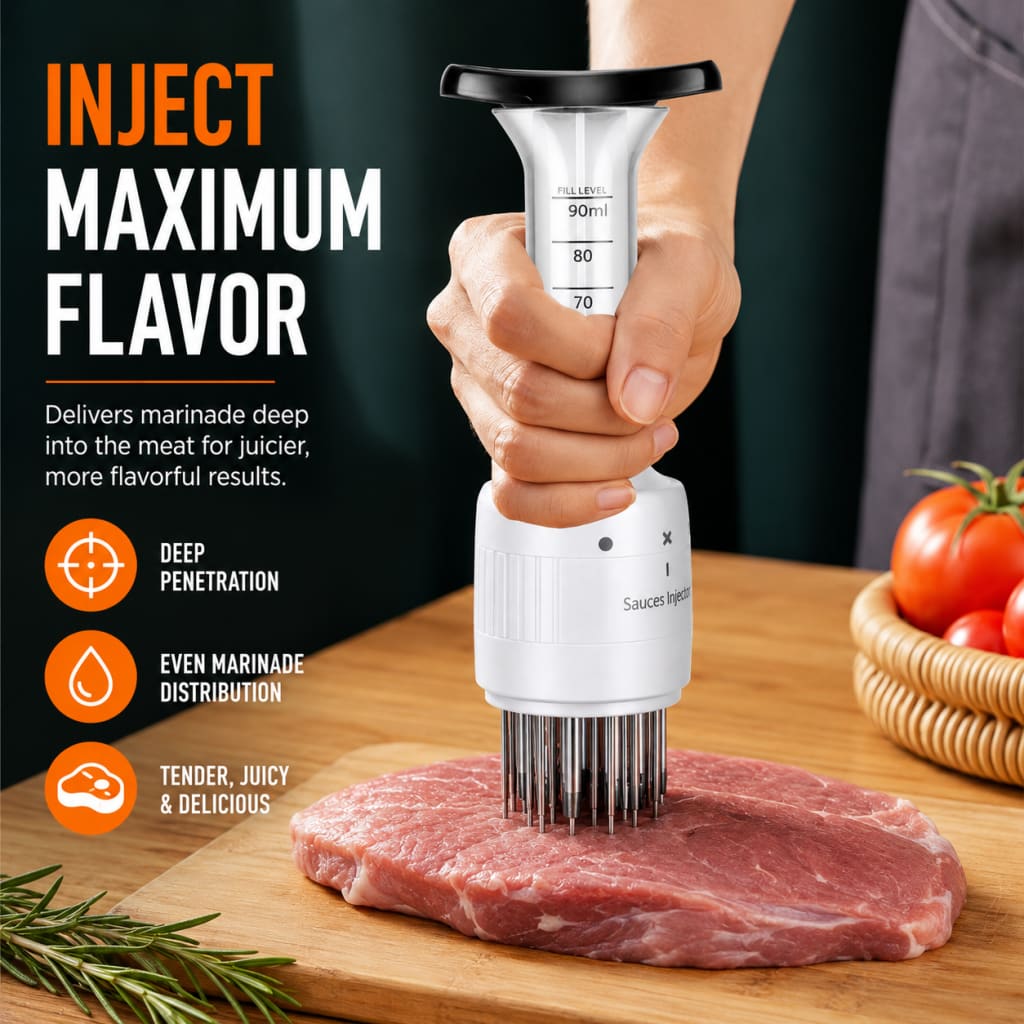 FlavorCore™ 2‑in‑1 Marinade Injector